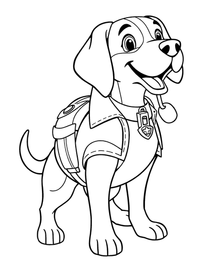 75 Beagle Fashion Coloring Pages