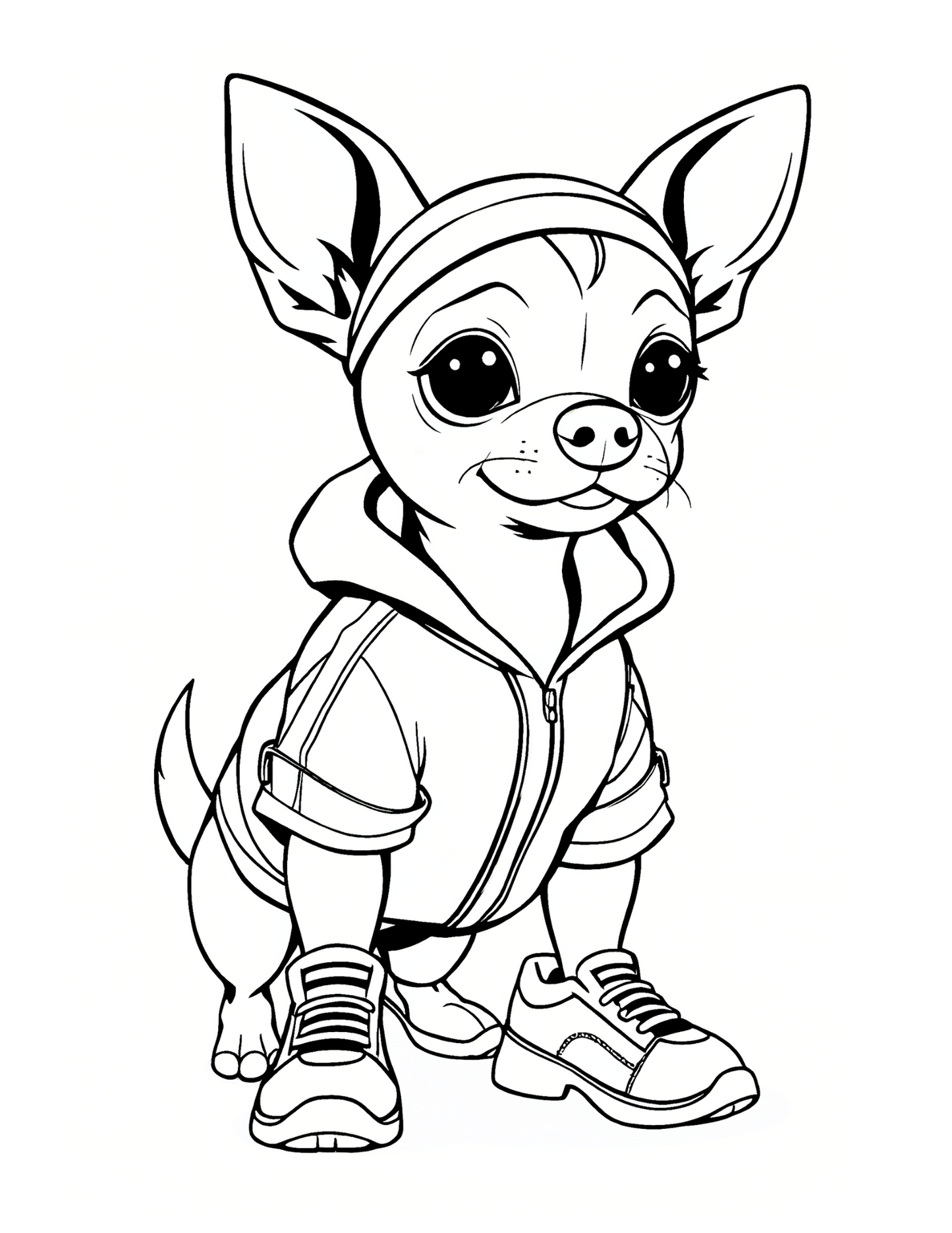 75 Chihuahua Fashion Coloring Pages