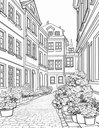 300 Majestic Europe Coloring Pages