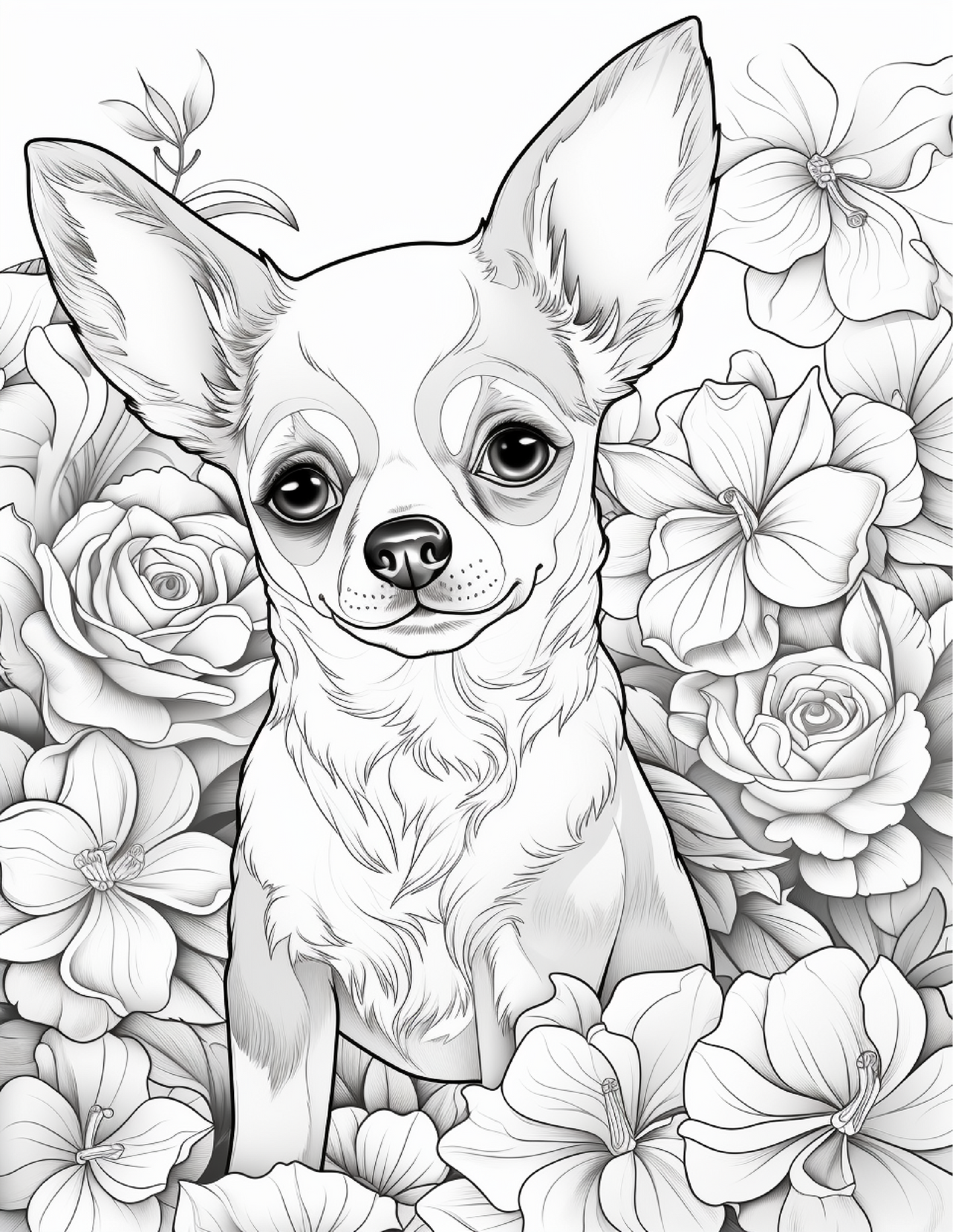 175 Realistic Dog Coloring Pages